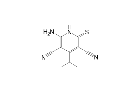 2-Amino-4-isopropyl-6-thioxo-1H-pyridine-3,5-dicarbonitrile