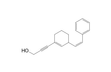 3-[3-[(Z)-2-phenylethenyl]-1-cyclohexenyl]-2-propyn-1-ol