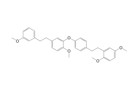 4-[2'-(2",5"-Dimethoxyphenyl)ethyl]-2'-methoxy-5'-[2"'-(3-methoxyphenyl)ethyl]-diphenyl Ether