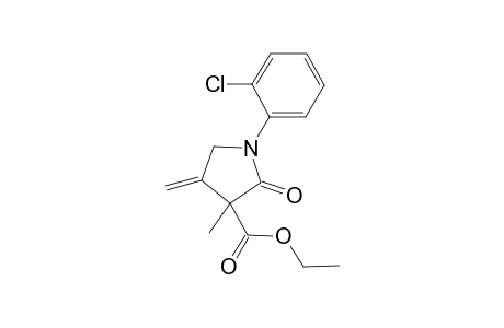 Ethyl 1-(2-chlorophenyl)-3-methyl-4-methylene-2-oxopyrrolidine-3-carboxylate