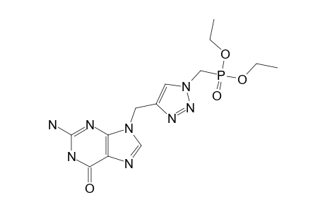 DIETHYL-[4-[(2-AMINO-6-OXO-1,6-DIHYDRO-9H-PURIN-9-YL)-METHYL]-1H-1,2,3-TRIAZOL-1-YL]-METHYLPHOSPHONATE