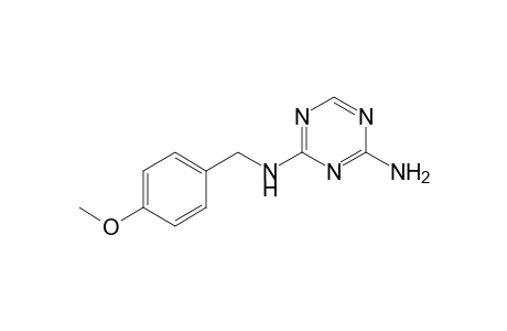 1,3,5-Triazin-2-amine, 4-(4-methoxybenzylamino)-
