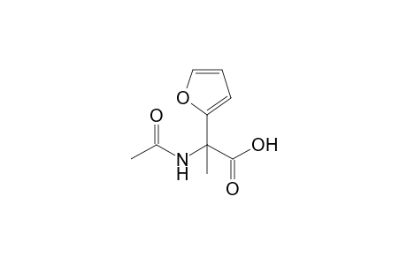 2-Acetamido-2-(2-furanyl)propanoic acid