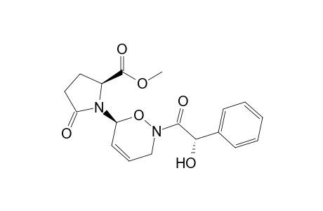 (6S)-2-[(S)-2-Hydroxy-2-phenylacetyl]-6-[(5S)-5-methoxycarbonyl-2-oxopyrrolidine-1-yl]-3,6-dihydro-2H-1,2-oxazine
