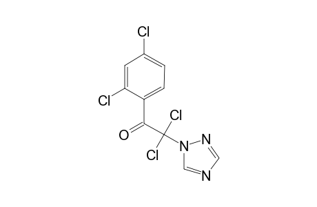 2,2-bis(chloranyl)-1-(2,4-dichlorophenyl)-2-(1,2,4-triazol-1-yl)ethanone