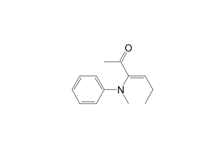 3-Hexen-2-one, 3-(methylphenylamino)-, (Z)-