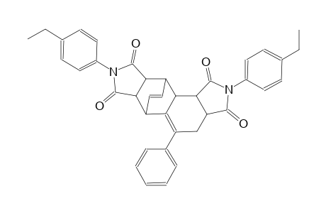 2,8-bis(4-ethylphenyl)-5-phenyl-3a,4,6,6a,10,10a-hexahydro-6,10-ethenoisoindolo[5,6-e]isoindole-1,3,7,9(2H,8H,9aH,10bH)-tetraone