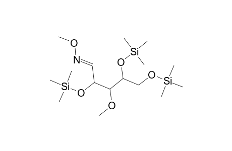 D-Ribose, 3-O-methyl-2,4,5-tris-O-(trimethylsilyl)-, O-methyloxime
