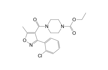 ethyl 4-{[3-(2-chlorophenyl)-5-methyl-4-isoxazolyl]carbonyl}-1-piperazinecarboxylate