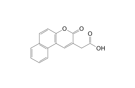 3H-Naphtho[2,1-b]pyran-2-acetic acid, 3-oxo-