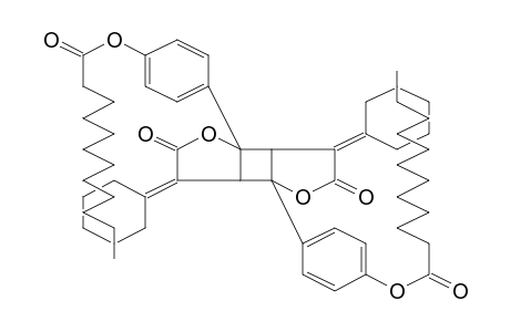 (E)-4,5':5,4'-Bis[dihydro-(3H)-furanone], 3,3'-dicyclohexylidene-5,5'-bis(4-dodecanoyloxyphenyl)-