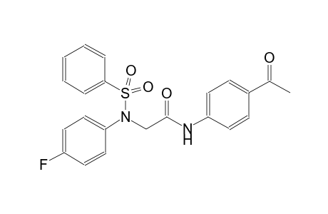 acetamide, N-(4-acetylphenyl)-2-[(4-fluorophenyl)(phenylsulfonyl)amino]-