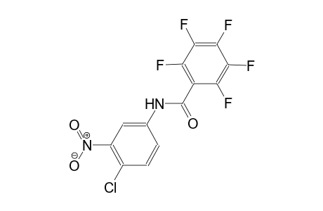 N-(4-chloro-3-nitrophenyl)-2,3,4,5,6-pentafluorobenzamide