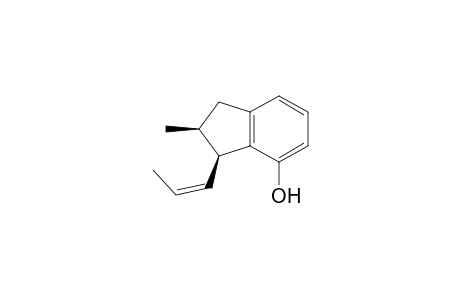 (trans)-1-((Z)-1-Propenyl)-2-methyl-7-hydroxyindan
