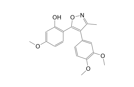 phenol, 2-[4-(3,4-dimethoxyphenyl)-3-methyl-5-isoxazolyl]-5-methoxy-
