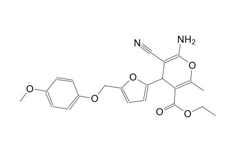 ethyl 6-amino-5-cyano-4-{5-[(4-methoxyphenoxy)methyl]-2-furyl}-2-methyl-4H-pyran-3-carboxylate