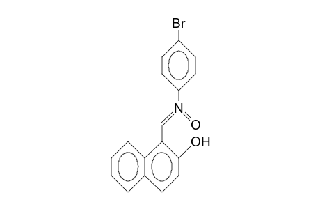 (Z)-N-(2-Hydroxy-1-naphthyl-methylene)-4-bromo-aniline N-oxide