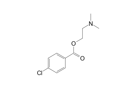 4-Chlorobenzoic acid, 2-dimethylaminoethyl ester