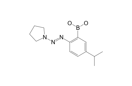 [5-ISOPROPYL-2-(PYRROLIDIN-1-YLDIAZENYL)-PHENYL]-BORONIC-ACID