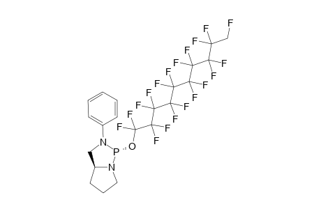(1R,3aS)-1-(1,1,2,2,3,3,4,4,5,5,6,6,7,7,8,8,9,9,10-Nonadecafluoro-decyloxy)-2-phenyl-hexahydro-pyrrolo[1,2-c][1,3,2]diazaphopsphole