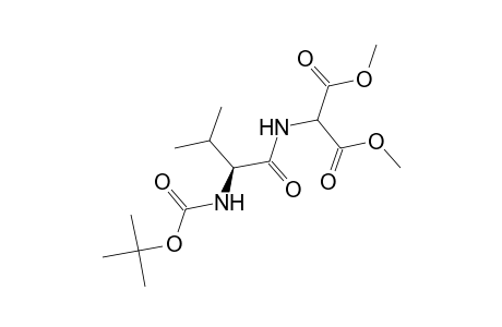 (S)-N(2)-tert-Butoxycarbonyl-N(1)-[bis(methoxycarbonyl)methyl]valinamide