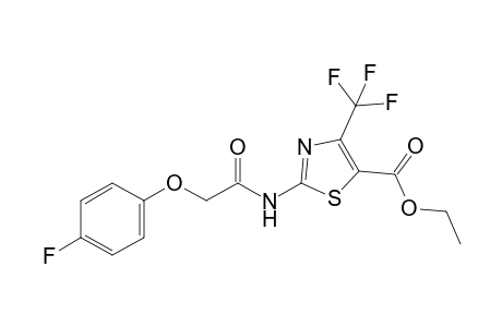 4-Trifluoromethyl-5-ethoxycarbonyl-2-(4-fluorophenoxyacetamido)-thiazole