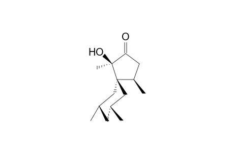 (1R,4R,5R,7S,9R)-1,4,7,9-Tetramethyl-1-hydroxy-spiro[4,5]decan-2-one