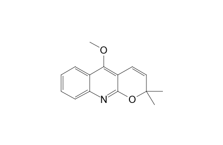 5-METHOXY-2,2-DIMETHYL-4H-PYRANO-[2,3-B]-CHINOLINE