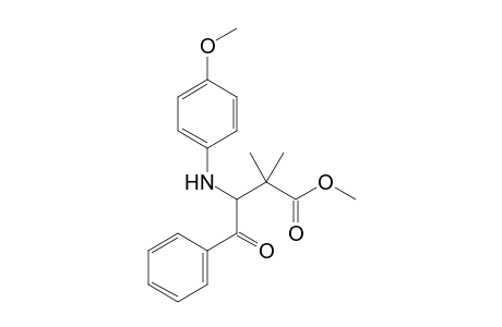 Methyl 3-[N-(4-Methoxyphenylamino)]-2,2-dimethyl-4-phenyl-4-oxobutanoate