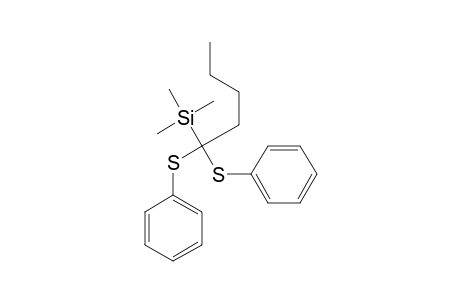 Silane, [1,1-bis(phenylthio)pentyl]trimethyl-