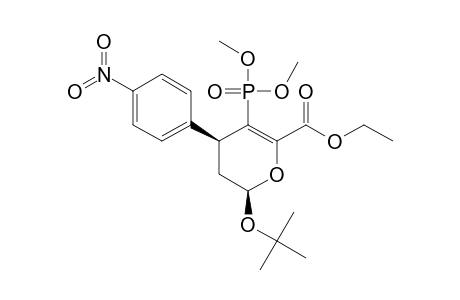 2-TERT.-BUTOXY-5-(DIMETHOXYPHOSPHORYL)-6-ETHOXYCARBONYL-3,4-DIHYDRO-4-(4-NITROPHENYL)-2H-PYRAN;CIS-ISOMER