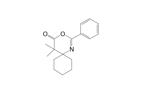 4,5-Dihydro-5,5-dimethyl-4,4-pentamethylene-2-phenyl-1,3-oxazin-6-one