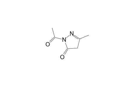 2-Pyrazolin-5-one, 1-acetyl-3-methyl-