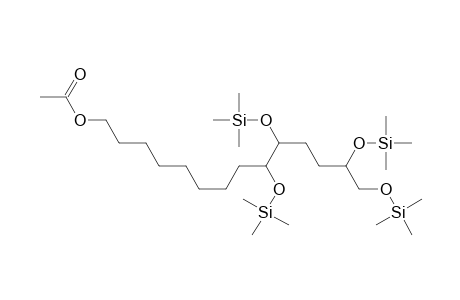 9,10,13,14-Tetrakis(trimethylsilyloxy)-tetradecanyl acetate