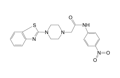 2-[4-(1,3-benzothiazol-2-yl)-1-piperazinyl]-N-(4-nitrophenyl)acetamide