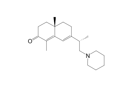 1-[(11S)-3-Oxoeudesma-4,6-dien-12-yl]piperidine
