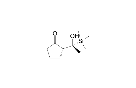 threo-2-[1-Hydroxy-1-(trimethylsilyl)ethyl]cyclopentanone