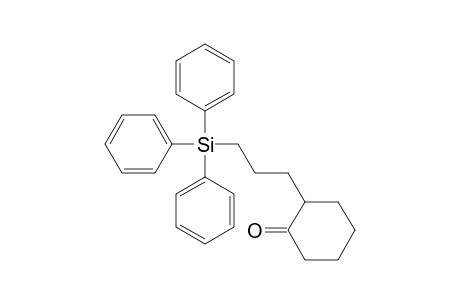 2-(3-triphenylsilylpropyl)-1-cyclohexanone