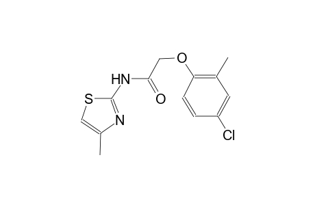 2-(4-chloro-2-methylphenoxy)-N-(4-methyl-1,3-thiazol-2-yl)acetamide