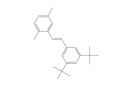 Benzene, 2-[2-[3,5-bis(1,1-dimethylethyl)phenyl]ethenyl]-1,4-dimethyl-, (E)-