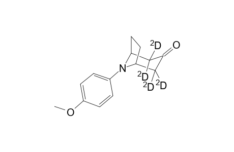 N-(p-Methoxyphenyl)-2,2,4,4-tetradeuterio-nortropinone