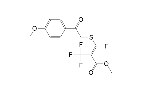 methyl (2Z)-3-fluoro-3-{[2-(4-methoxyphenyl)-2-oxoethyl]sulfanyl}-2-(trifluoromethyl)-2-propenoate