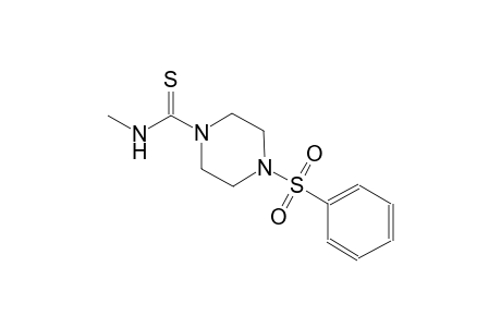 1-piperazinecarbothioamide, N-methyl-4-(phenylsulfonyl)-