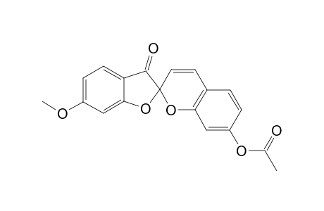 6-Methoxy-3-oxo-3H-spiro[benzofuran-2,2'-chromen]-7'-yl acetate