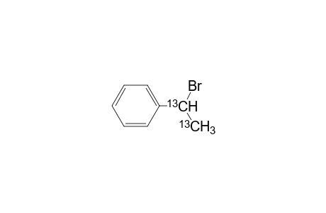 1-Phenylethylbromo-.alpha.,.beta.-13C2