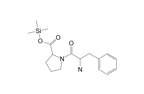 1-(2-Amino-3-phenylpropanoyl)proline, tms