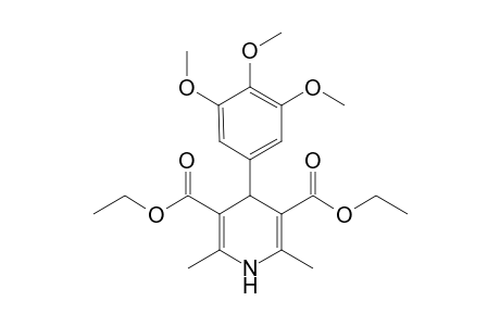 Diethyl 2,6-dimethyl-4-(3,4,5-trimethoxyphenyl)-1,4-dihydropyridine-3,5-dicarboxylate