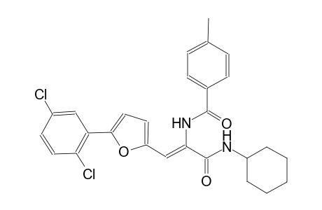 N-{(Z)-1-[(cyclohexylamino)carbonyl]-2-[5-(2,5-dichlorophenyl)-2-furyl]ethenyl}-4-methylbenzamide