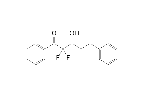 2,2-Difluoro-3-hydroxy-1,5-diphenylpentan-1-one