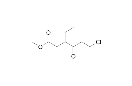 6-chloro-3-ethyl-4-keto-hexanoic acid methyl ester